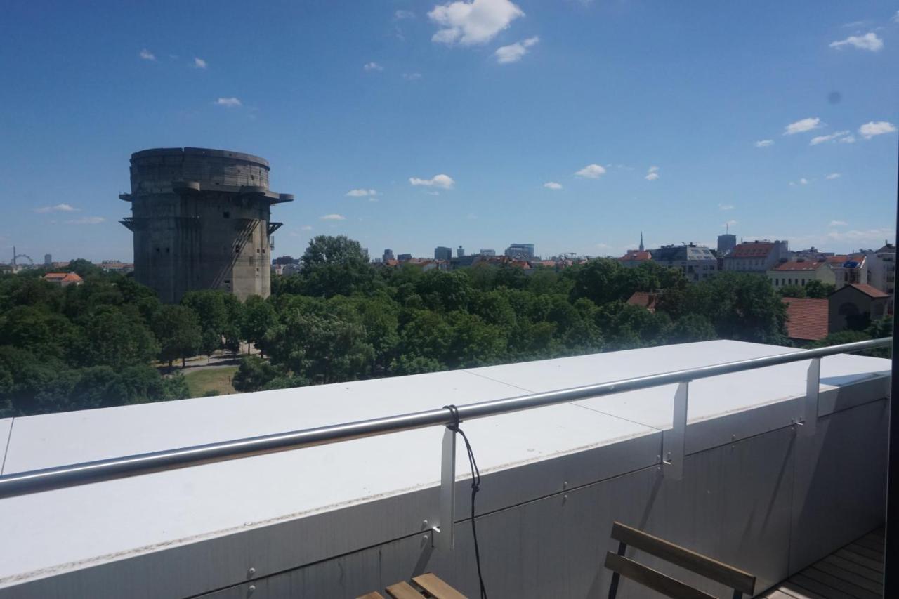 Augartenblick Penthaus 14 - Blick Zum Riesenrad Vienna Exterior photo